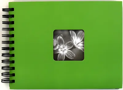 Produktbild von Hama "Fine Art" Spiral Album, apple-green, 34x32/50, 340 mm, 320 mm, Grün
