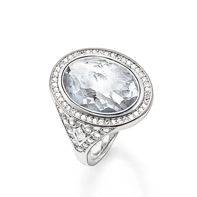 Produktbild von TR2022-051-14-52 Ring mit Zirkonia weiß TR2022-051-14 Thomas Sabo