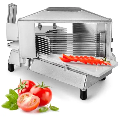 Manueller Tomatenschneider 1/4 Zoll, Edelstahl, für Gemüse und Obst