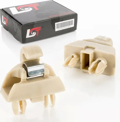 Produktbild von 2x Sonnenblendenhalter Sonnenblenden Halterung Halter Clips beige für VW POLO 6R