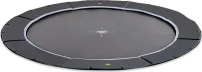 Zdjęcie produktu dla EXIT Dynamic Trampolina Sportowa ø366cm, Trampolina Wkopywana, Czarny