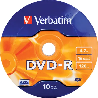 Produktbild von VERBATIM 43729 Matt Silber DVD-R 16X 4.7GB Rohling