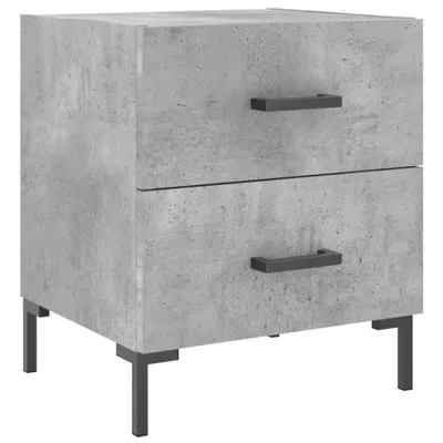 Immagine prodotto di Comodino Grigio Cemento 40x35x47,5 cm in Legno Multistrato