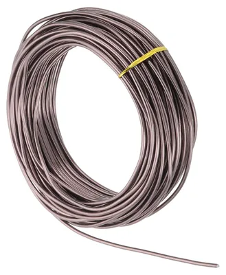 Aluminiumdraht 3,5 mm, 24,4 m, braun, flexibel für DIY-Basteln