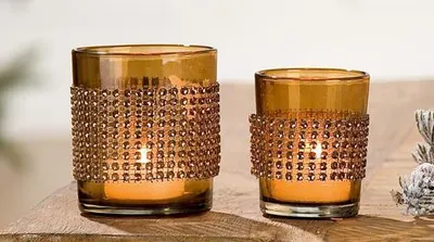 Produktbild von Gilde Glas Teelichtglas Brillante 40526 Höhe 6,5 cm Breite 5 cm
