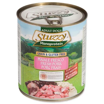 Immagine prodotto di Cane in scatola STUZZY Maiale monoproteico 800 g