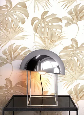 Produktbild von NEWROOM Tapete Beige Vliestapete Blätter - Dschungeltapete Tropisch Creme  Monstera Palmen Botanisch Floral Regenwald