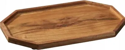 Image de Planche à découper en bois de manguier, planche à découper 25 x 40 cm