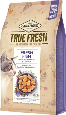 Produktbild von Carnilove Cat True Fresh Adult Fisch 340g