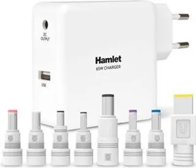 Obrázok produktu pre Hamlet XPWNB65U, Univerzálne, Vnútorný, 100 - 240 V, 50/60 Hz, 65 W, 20 V