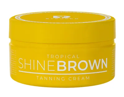 Produktbild von BYROKKO Shine Brown Tropical Creme | Schnelle, intensive & langanhaltende Bräune ohne Solarium | Natürlich, pflegend & fleckenfrei