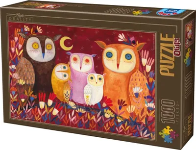 Produktbild von D-TOYS Puzzle Soví přátelé 1000 dílků