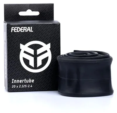 Image de Chambre à air pour vélo Federal, noire, 20 pouces / 2.125-2.40, noire, 20 pouces