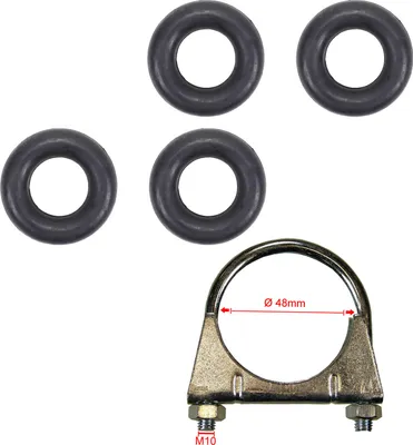 Produktbild von Auspuffanbausatz hinten