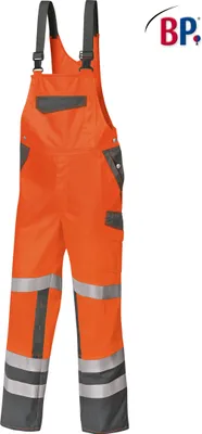 Produktbild von BP® Latzhose - warnorange/dunkelgrau - 46n