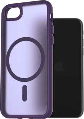 Image de AlzaGuard Matte Case Compatible avec Magsafe pro iPhone 7 / 8 / SE 2020 / SE 2022 tmavě fialový