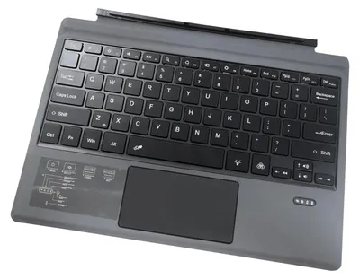 Obrázek produktu pro Bezdrátová klávesnice Bluetooth pro Surface Pro 7, 7+, Pro 6, Pro 5, Pro 4 a Pro 3 s touchpadem, dobíjecí baterií a ultratenkým provedením