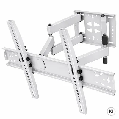 Produktbild von TV Wandhalterung 39–55 Zoll schwenkbar & neigbar – ausziehbar bis 54 cm Farbe weiss