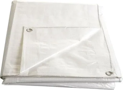 Immagine prodotto di telone con maglie 4x 6m BIANCO 140g/m2, laminato