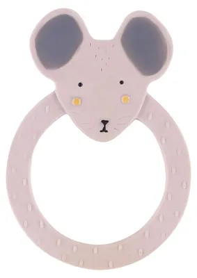 Image de Anneau de dentition rond en caoutchouc naturel Trixie - Mrs. Mouse