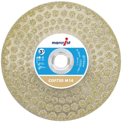 Marcrist CGF750 125 mm 3 in1 Trenn- und Schleifscheibe