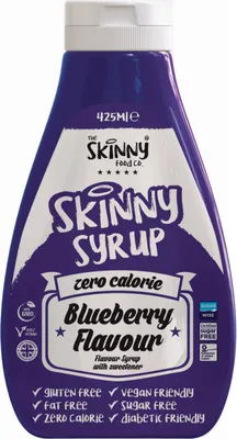 Produktbild von Skinny Foods Skinny Syrup (425ml) Blueberry - Funktionelle Lebensmittel - Soßen/Sirupe