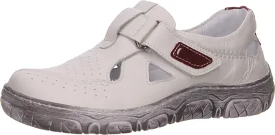Produktbild von Krisbut Slipper durchbrochen in weiss/weiss kombi, Gr. 40