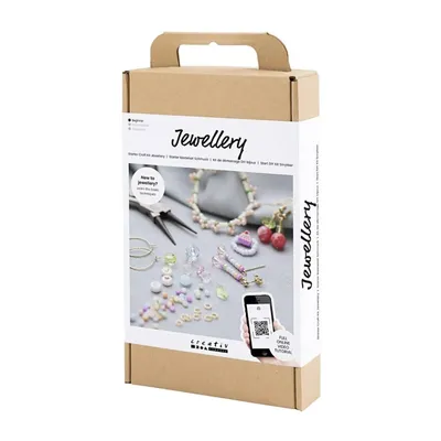 Obrázok produktu pre Veľká súprava na výrobu šperkov DIY na náramky, náhrdelníky a náušnice s návodom