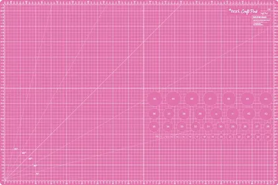 Image de Tapis de coupe TEXI PINK 90 x 60 cm, 5 plis, renforcé