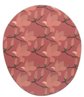 Ergonomische Mauspad mit Handgelenkstütze, 20 x 23 cm, rutschfest