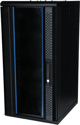 Productafbeelding van Serverkast 10 inch - Patchkast Netwerkkast - Netwerkapparatuur Opslag - Glazen Deur - 15U 37x41x37 cm - Zwart
