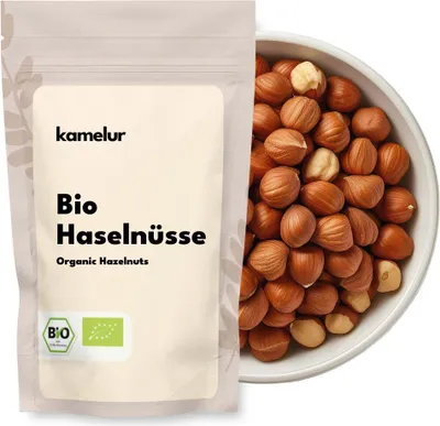 Produktbild von Kamelur BIO Haselnüsse ohne Schale 1kg