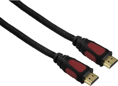 Produktbild von High Speed HDMI™-Kabel, Ethernet, Gewebe, vergoldet, 1,5 m