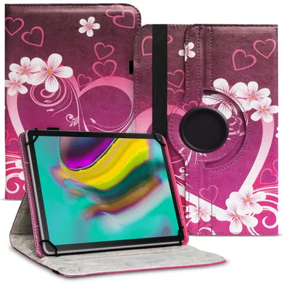 Produktbild von Tablet Hülle für Samsung Galaxy Tab S5e Tasche Schutzhülle Case Cover DrehbarFarben:Motiv 2