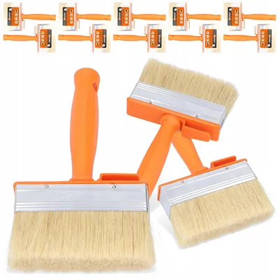 Produktbild von Polax Pinselset Tapeciak 120 mm 10 Stück flach