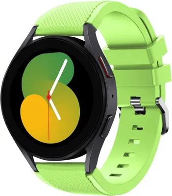Produktbild von Strap-it Samsung Galaxy Watch 5 - 40mm Silikonarmband (Hellgrün)