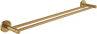 Produktbild von GROHE Doppel-Badetuchhalter Essentials 40802_1, cool sunrise gebürstet