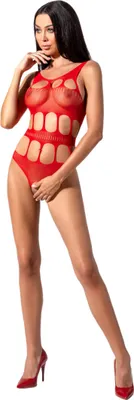 Produktbild von Passion - Woman Bs083 Rot Net Body Teddy, Eine Grösse