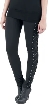 Obrázek produktu pro Vixxsin Legíny Korzet Gothic Schnürung Industrial Goth Cyber Punk