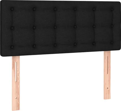 Obrázek produktu pro vidaXL Čelo postele černé 90x5x78/88 cm Látka