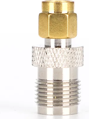 Zdjęcie produktu dla Mosiężna wtyczka SMA, adapter wtyczki TNC do gniazda, profesjonalny konwerter, 2 sztuki do zastosowań antenowych RF
