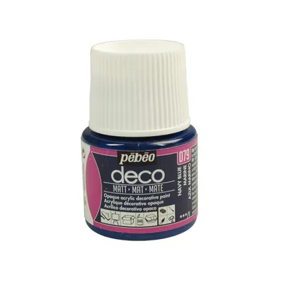Produktbild von Matt opak Acrylfarbe - Marineblau - 45 ml