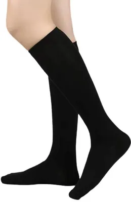 Produktbild von Kompressionsstrümpfe – Kompressionsstrümpfe – Stützstrümpfe – Kompressionsstrümpfe – Sportsocken – M/L – 41/46 – Kompression – Schwarz – Stützstrümpfe – Reisesocken – 2 Paar – Uni – CHPN