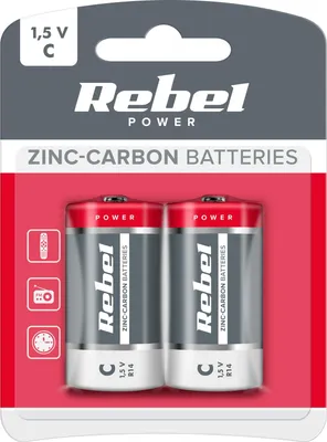Produktbild von Rebel Greencell R14 Batterien