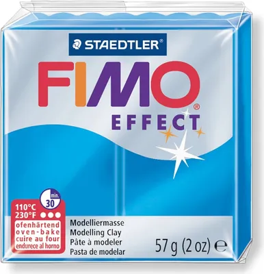 Image de FIMO Mod.masse Fimo effect blau transluz