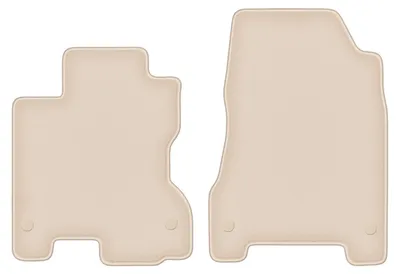 Produktbild von DURBAN Beige Velours-Fußmatten vorne für Renault Koleos I SUV (2007-2016)