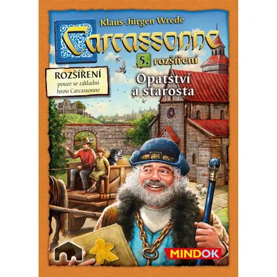 Obrázek produktu pro Mindok Carcassonne - rozšíření 5 (Opatství a starosta)