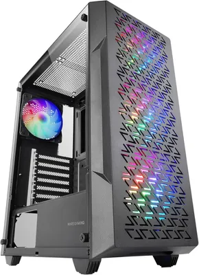 Productafbeelding van ATX Gaming Behuizing met 4x FRGB Ventilatoren en Gehard Glas