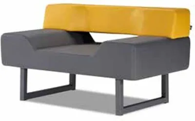 Zdjęcie produktu dla Fotel do salonu 1 osobowy Nowoczesny design Eleganckie meble Żółty