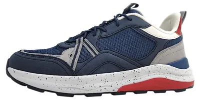 Immagine prodotto di Scarpe da uomo Waldläufer, modello H-Carl, mocassini sportivi con lacci, colore blu, ideali per il tempo libero